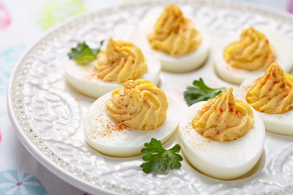 Low Sodium Deviled Eggs - Kidney Kitchen