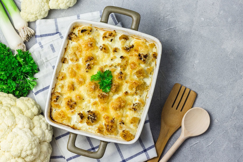 shutterstock_709538008 Broccoli Cauliflower Carrot Bake