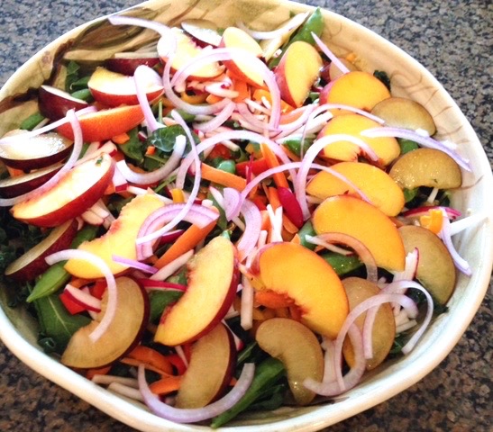 Peach Quinoa Salad Peach Quinoa Salad