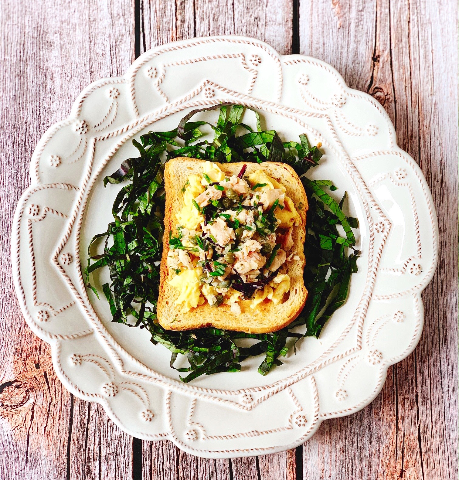 Smoked Trout and Scrambled Eggs Kidney Kitchen