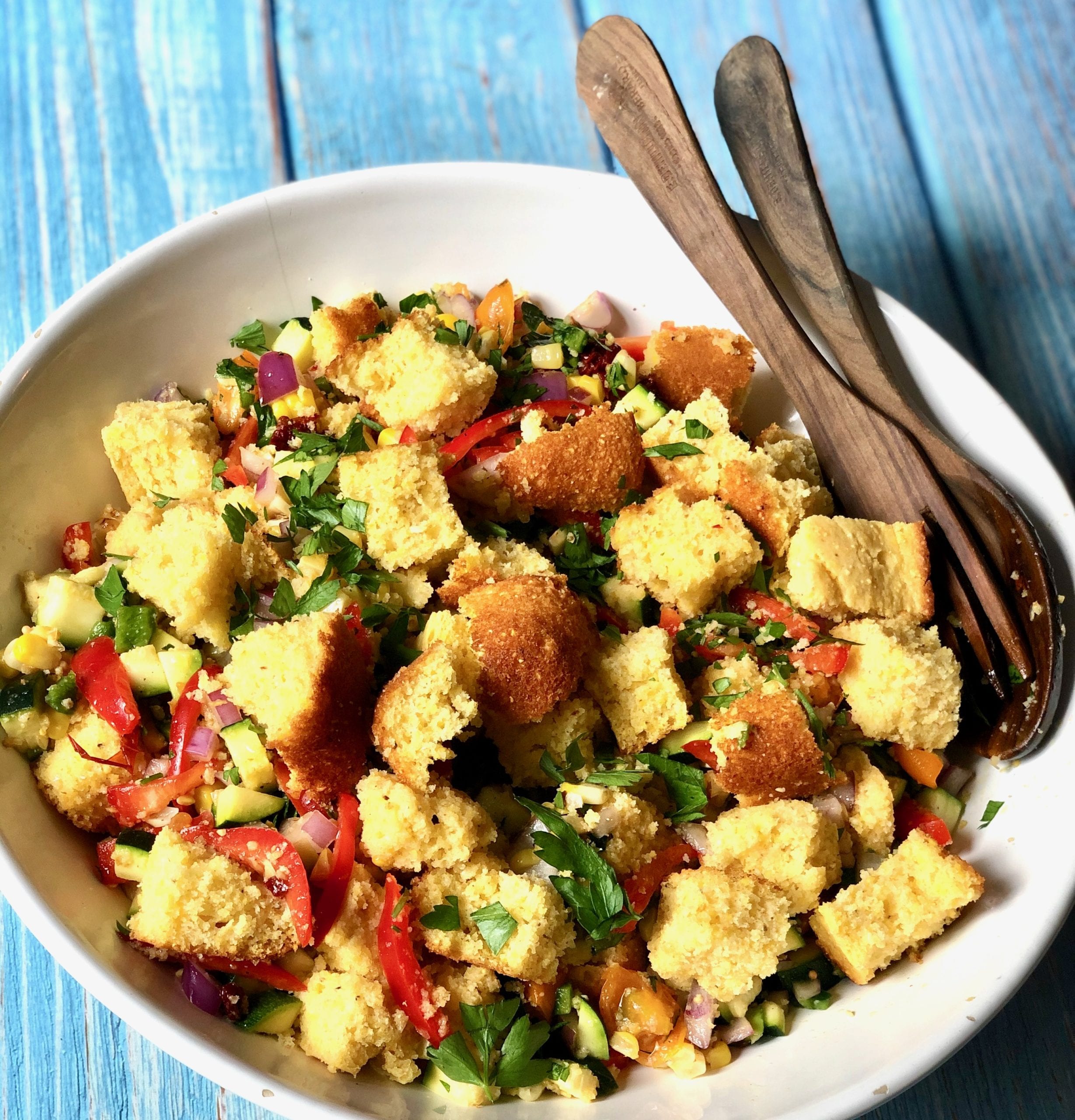 Cornbread Panzanella Kidney Kitchen